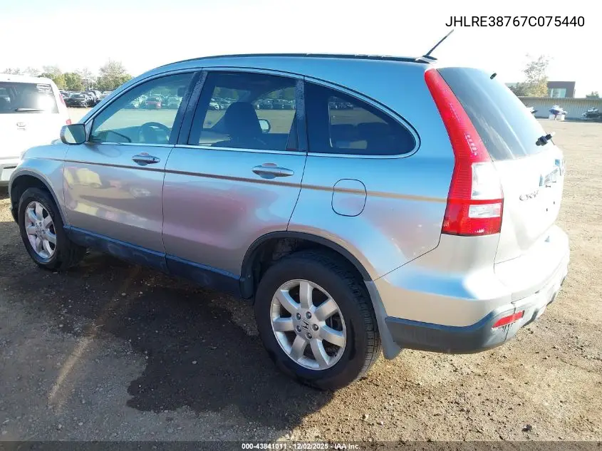 JHLRE38767C075440 2007 Honda Cr-V Ex-L