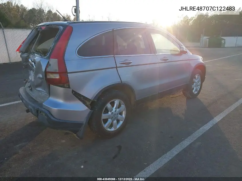 JHLRE48707C122483 2007 Honda Cr-V Ex-L