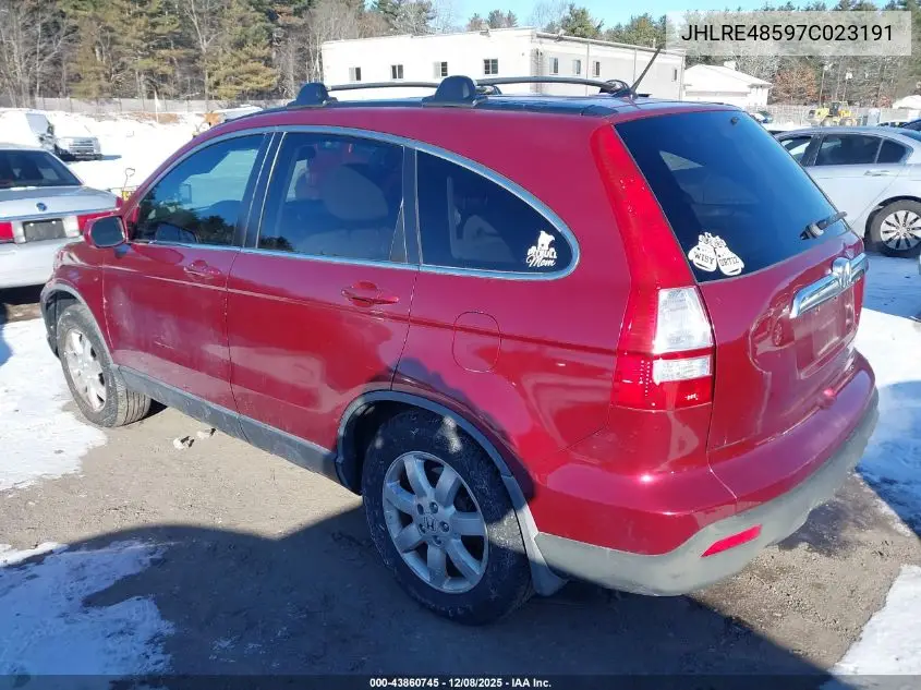 JHLRE48597C023191 2007 Honda Cr-V Ex