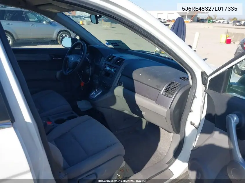 5J6RE48327L017335 2007 Honda Cr-V Lx