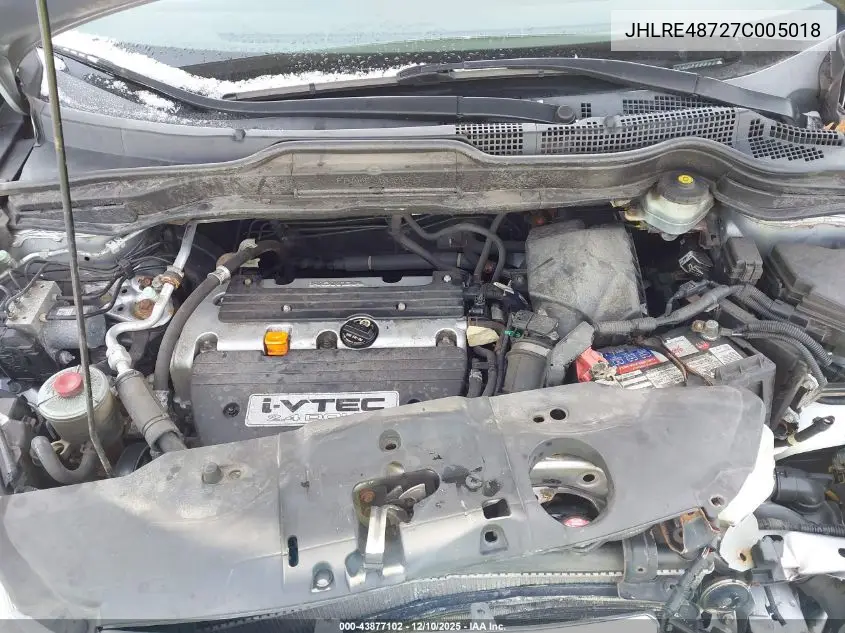 JHLRE48727C005018 2007 Honda Cr-V Ex-L