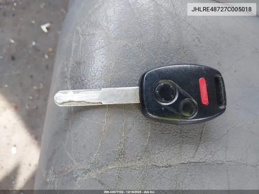 JHLRE48727C005018 2007 Honda Cr-V Ex-L