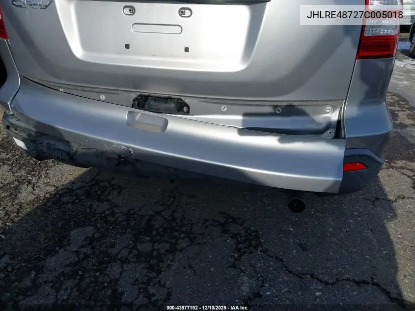 JHLRE48727C005018 2007 Honda Cr-V Ex-L