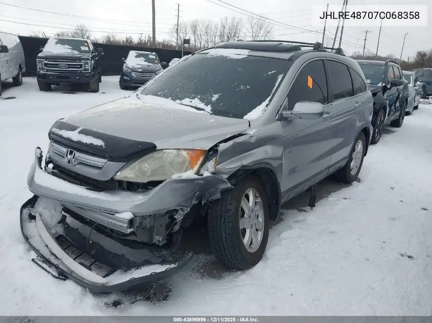 JHLRE48707C068358 2007 Honda Cr-V Ex-L