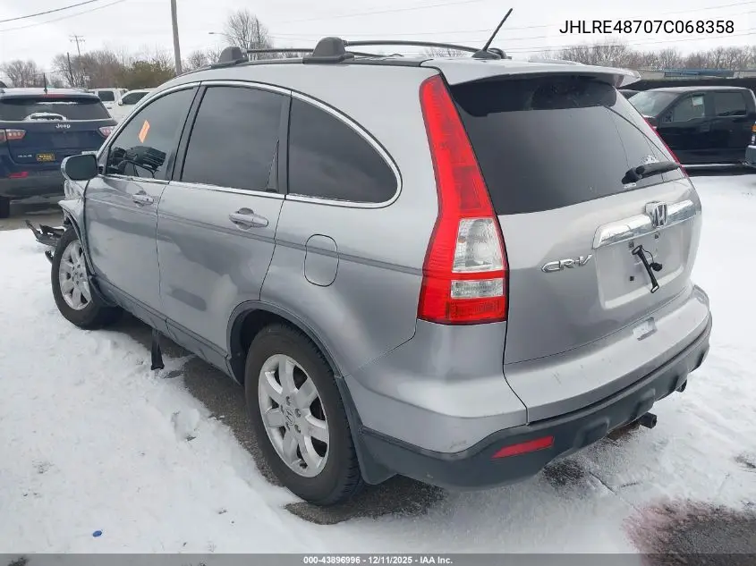 JHLRE48707C068358 2007 Honda Cr-V Ex-L
