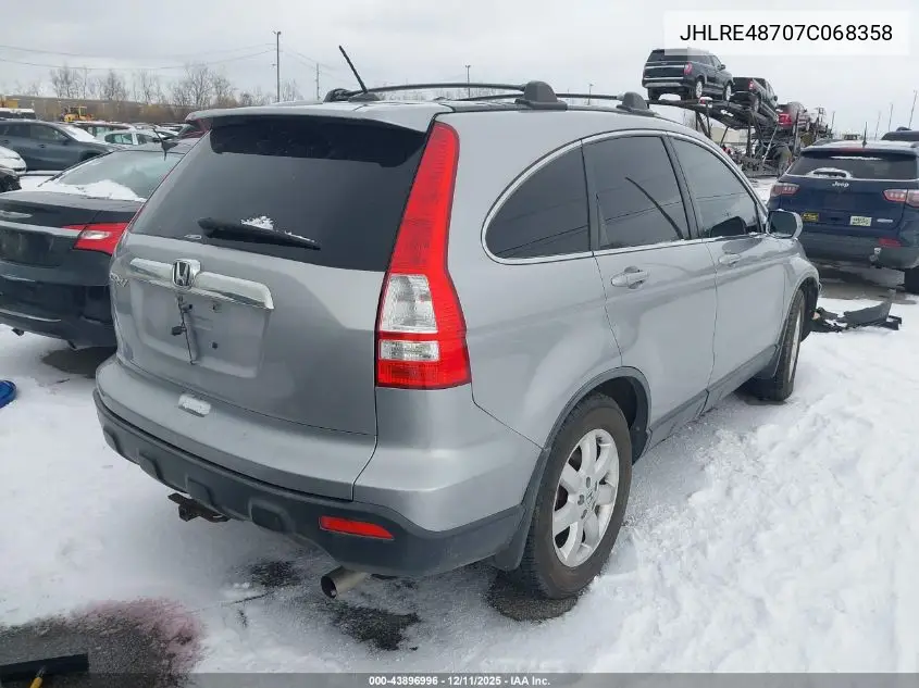 JHLRE48707C068358 2007 Honda Cr-V Ex-L