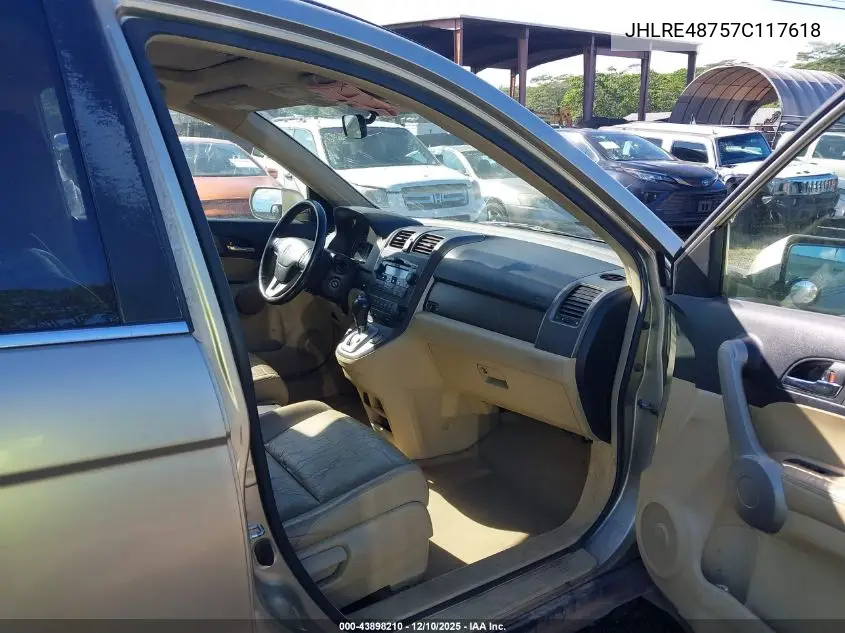 JHLRE48757C117618 2007 Honda Cr-V Ex-L