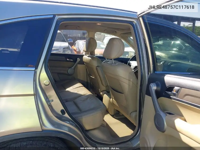 JHLRE48757C117618 2007 Honda Cr-V Ex-L