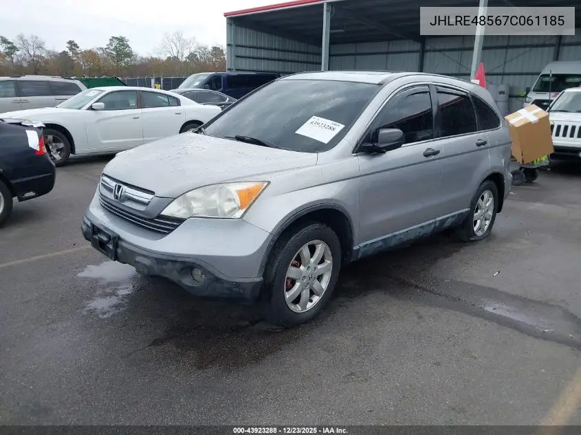 JHLRE48567C061185 2007 Honda Cr-V Ex