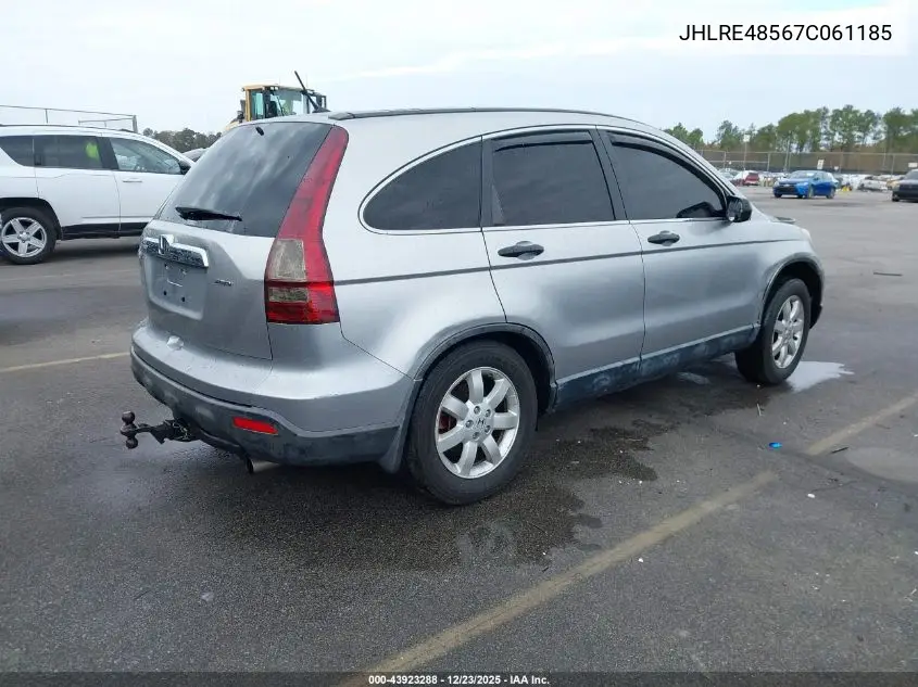 JHLRE48567C061185 2007 Honda Cr-V Ex