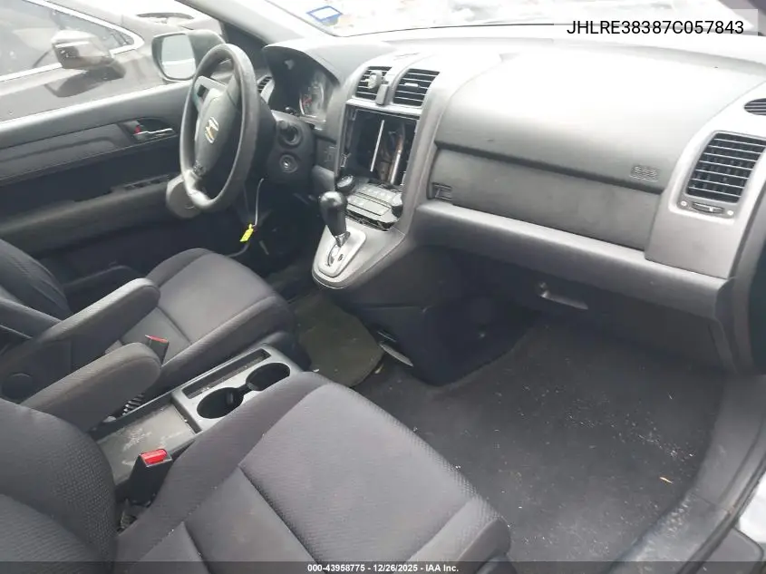 JHLRE38387C057843 2007 Honda Cr-V Lx