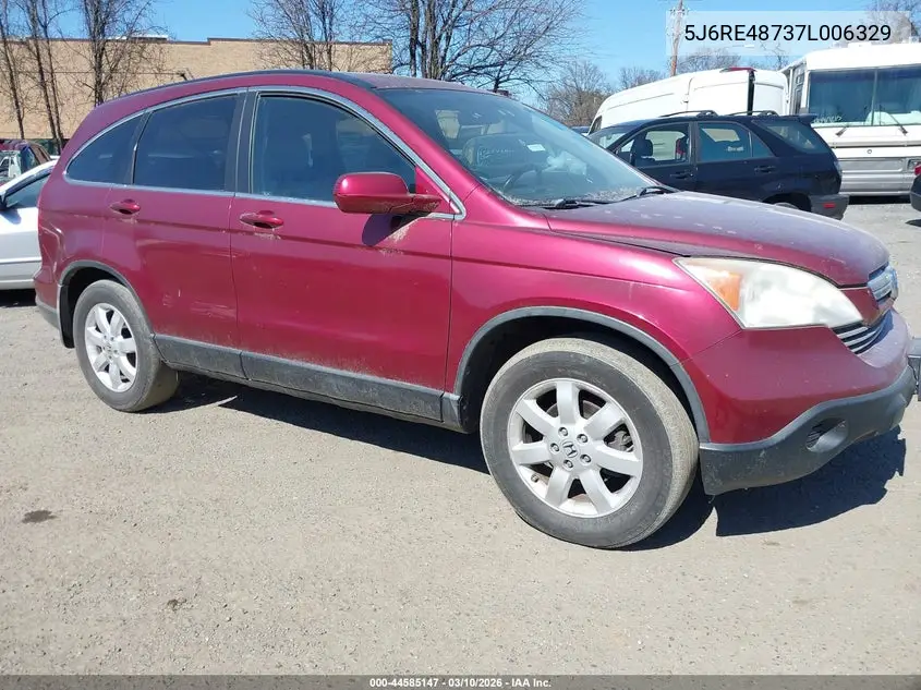 5J6RE48737L006329 2007 Honda Cr-V Ex-L