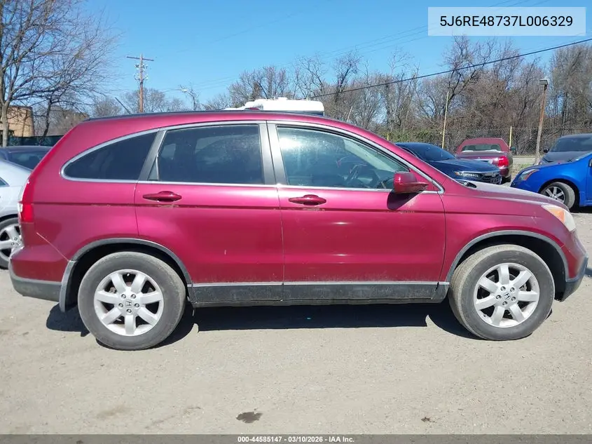 5J6RE48737L006329 2007 Honda Cr-V Ex-L