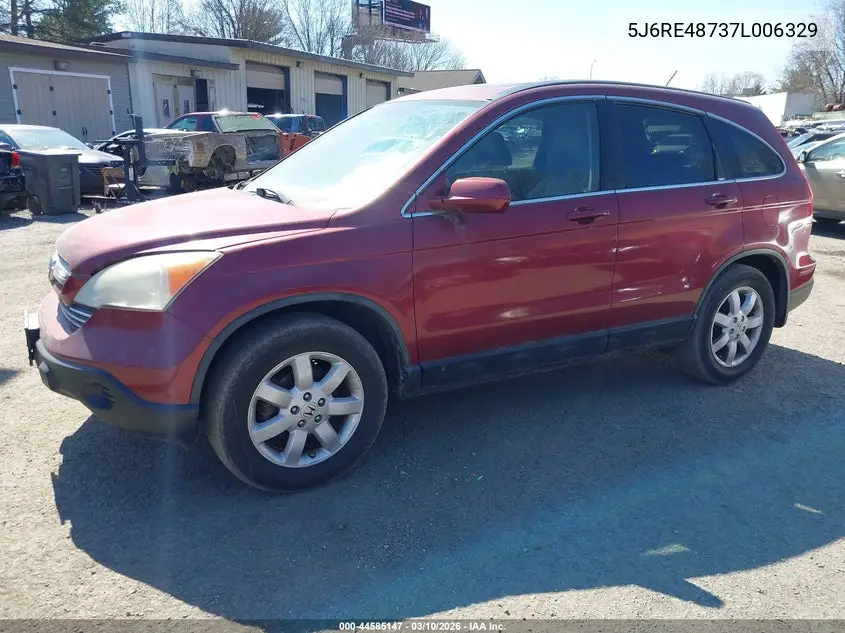 5J6RE48737L006329 2007 Honda Cr-V Ex-L