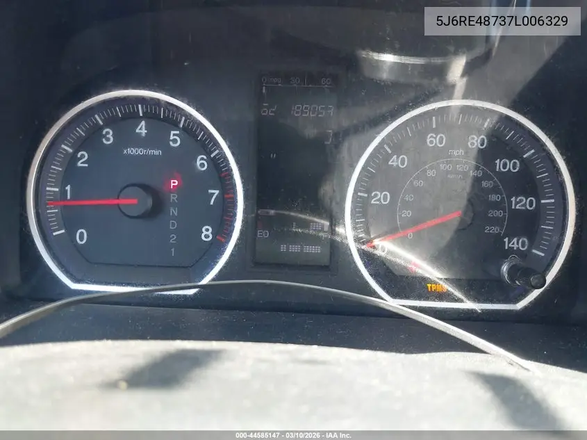 5J6RE48737L006329 2007 Honda Cr-V Ex-L