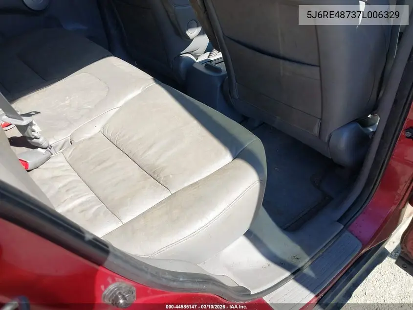5J6RE48737L006329 2007 Honda Cr-V Ex-L