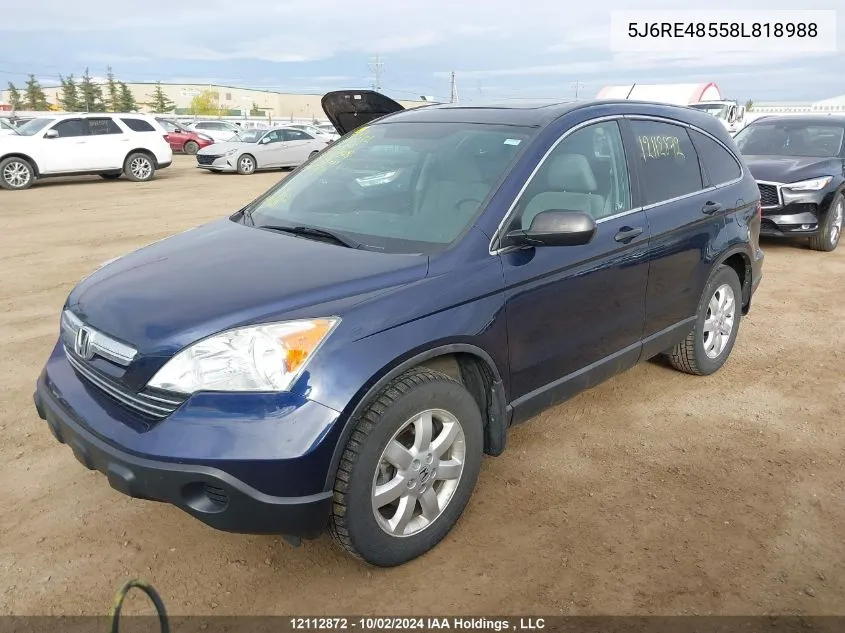 5J6RE48558L818988 2008 Honda Cr-V