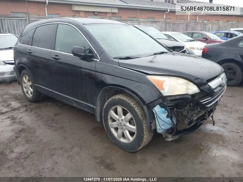 5J6RE48708L815871 2008 Honda Cr-V