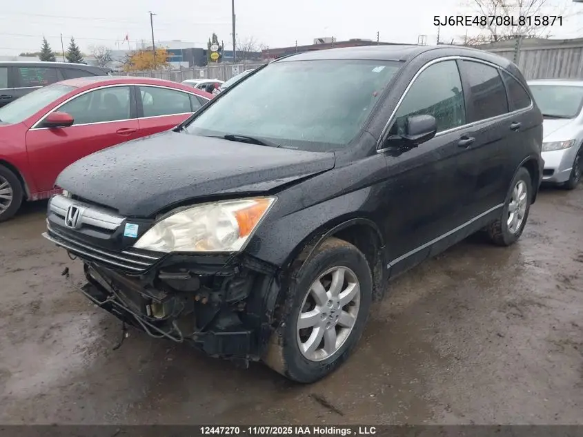 5J6RE48708L815871 2008 Honda Cr-V