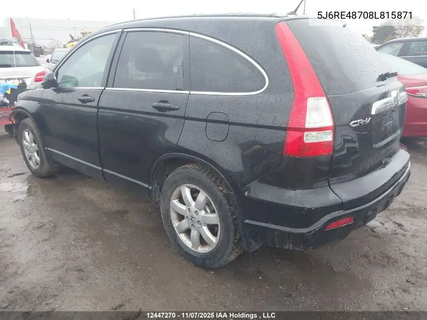 5J6RE48708L815871 2008 Honda Cr-V