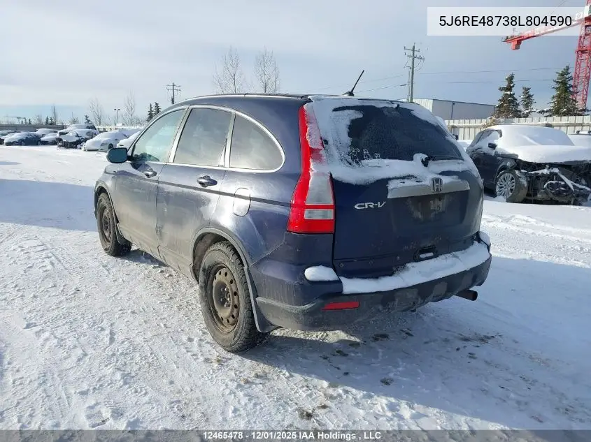 5J6RE48738L804590 2008 Honda Cr-V Exl