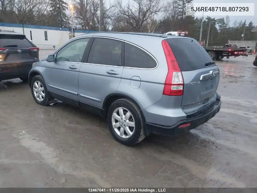 5J6RE48718L807293 2008 Honda Cr-V Ex-L