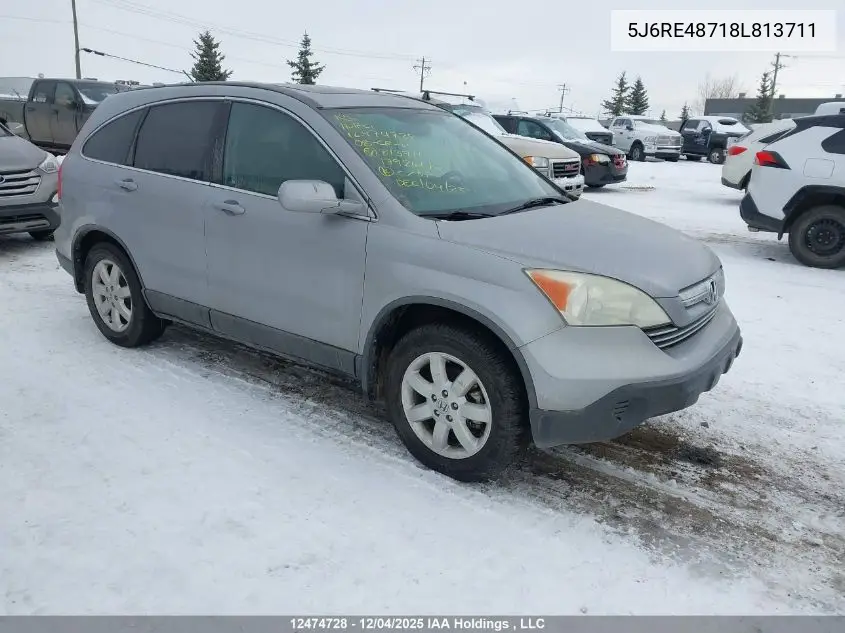 5J6RE48718L813711 2008 Honda Cr-V Ex-L