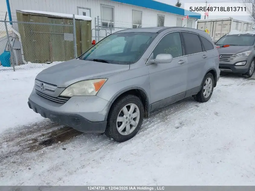 5J6RE48718L813711 2008 Honda Cr-V Ex-L