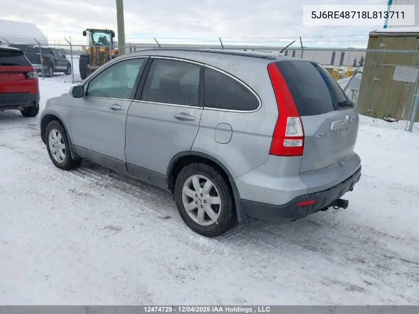 5J6RE48718L813711 2008 Honda Cr-V Ex-L