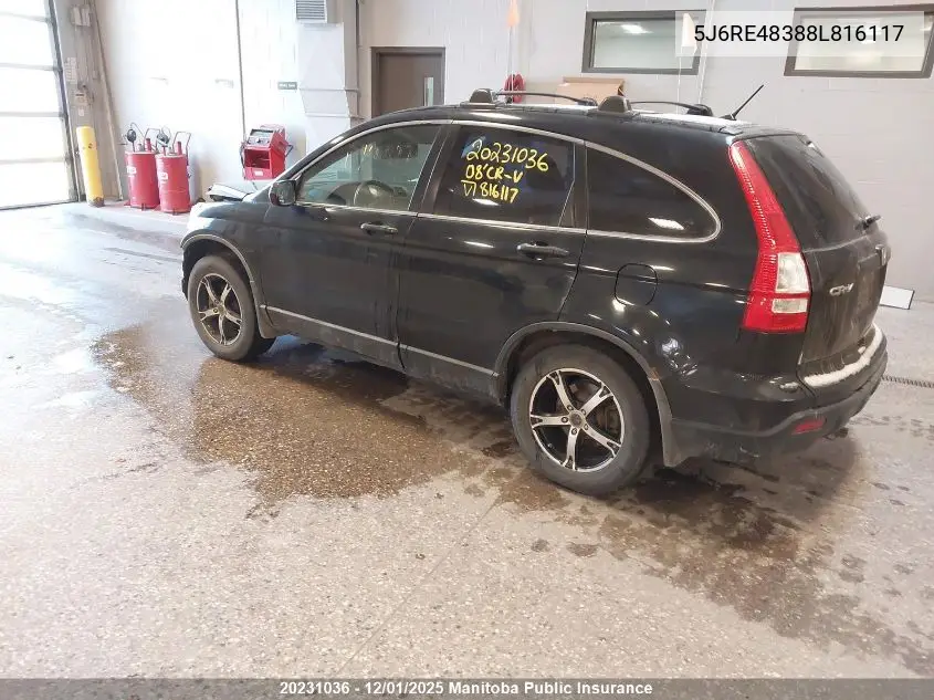 5J6RE48388L816117 2008 Honda Cr-V Lx