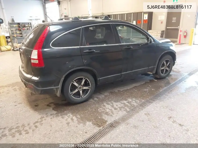 5J6RE48388L816117 2008 Honda Cr-V Lx