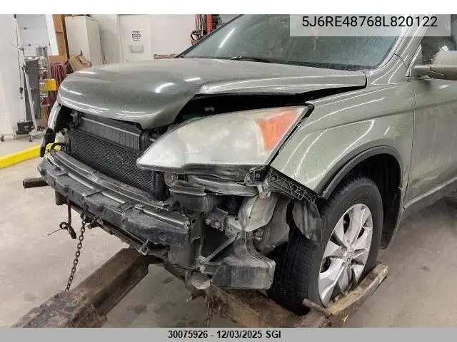 5J6RE48768L820122 2008 Honda Cr-V Exl