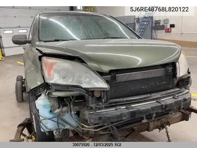 5J6RE48768L820122 2008 Honda Cr-V Exl