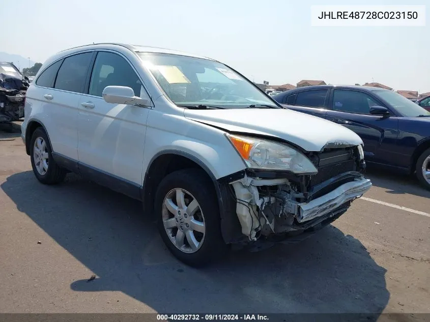 JHLRE48728C023150 2008 Honda Cr-V Ex-L