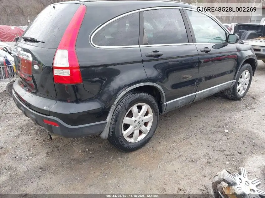 5J6RE48528L002269 2008 Honda Cr-V Ex