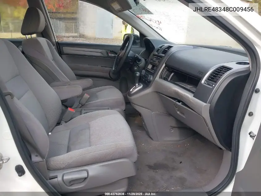 JHLRE48348C009456 2008 Honda Cr-V Lx
