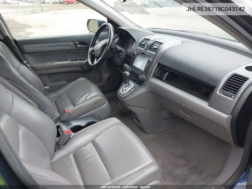 JHLRE38718C043142 2008 Honda Cr-V Ex-L