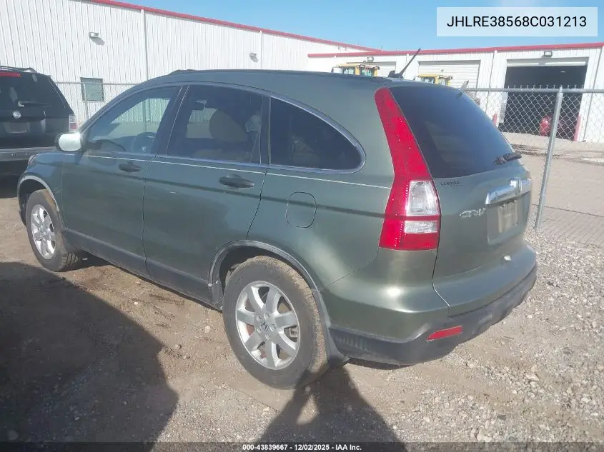JHLRE38568C031213 2008 Honda Cr-V Ex