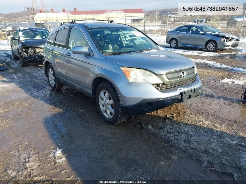 5J6RE48738L041857 2008 Honda Cr-V Ex-L
