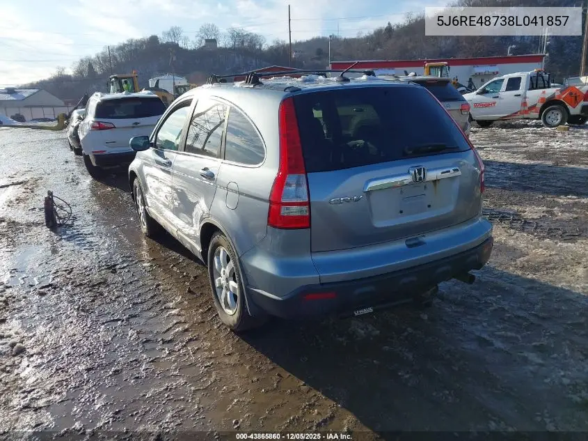5J6RE48738L041857 2008 Honda Cr-V Ex-L