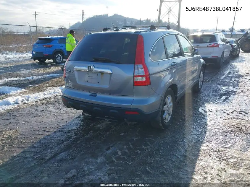 5J6RE48738L041857 2008 Honda Cr-V Ex-L