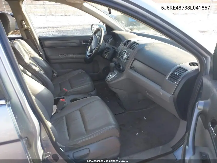 5J6RE48738L041857 2008 Honda Cr-V Ex-L