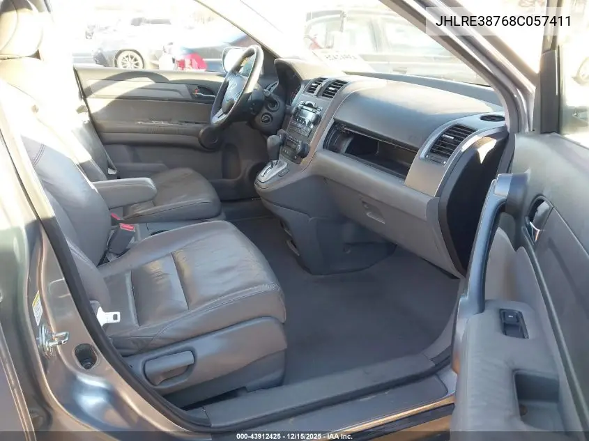 JHLRE38768C057411 2008 Honda Cr-V Ex-L