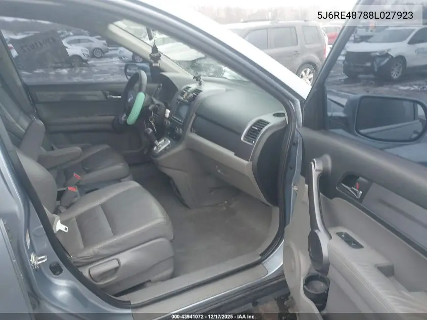 5J6RE48788L027923 2008 Honda Cr-V Ex-L