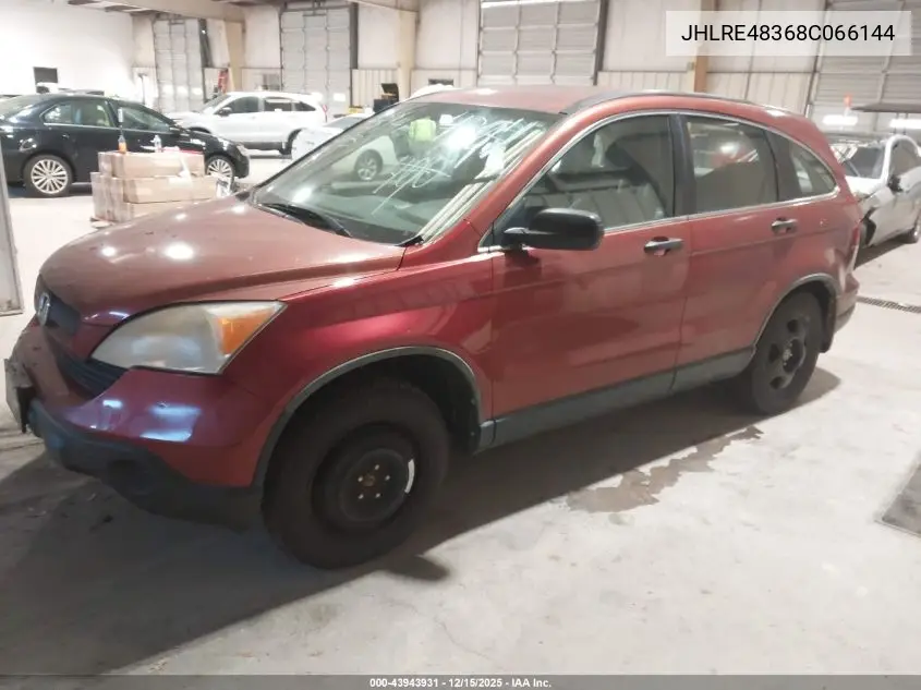 JHLRE48368C066144 2008 Honda Cr-V Lx