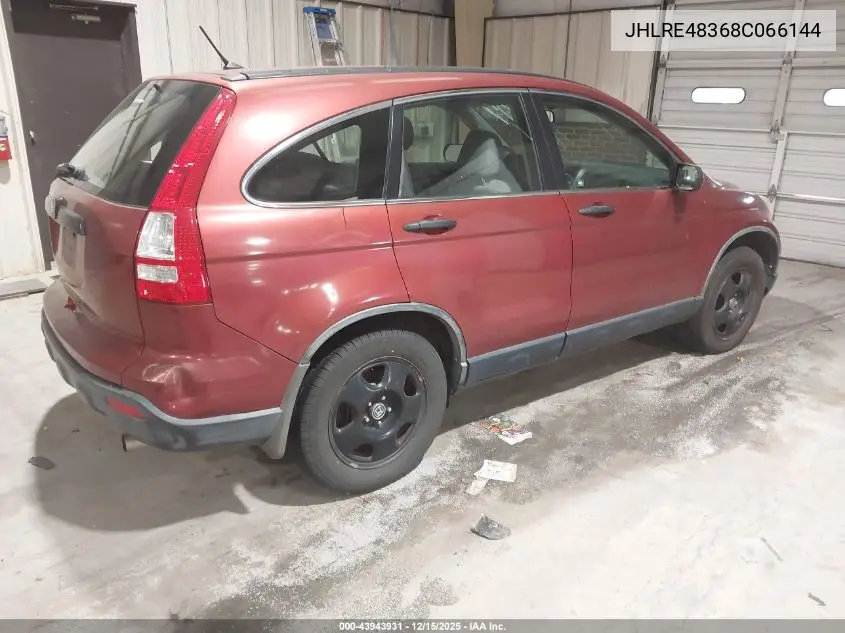 JHLRE48368C066144 2008 Honda Cr-V Lx