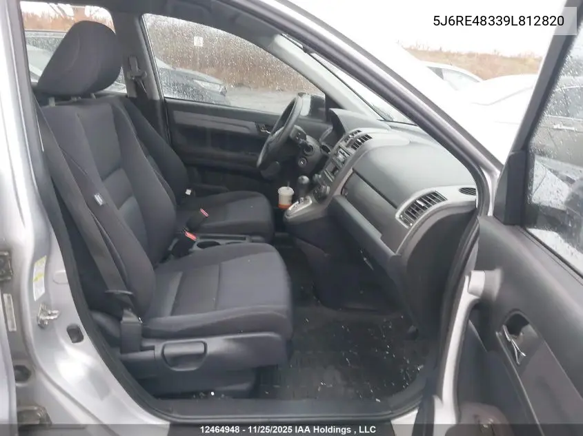 5J6RE48339L812820 2009 Honda Cr-V Lx