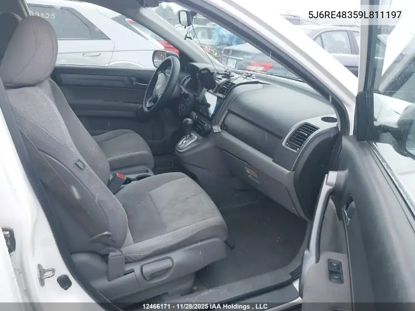 5J6RE48359L811197 2009 Honda Cr-V Lx