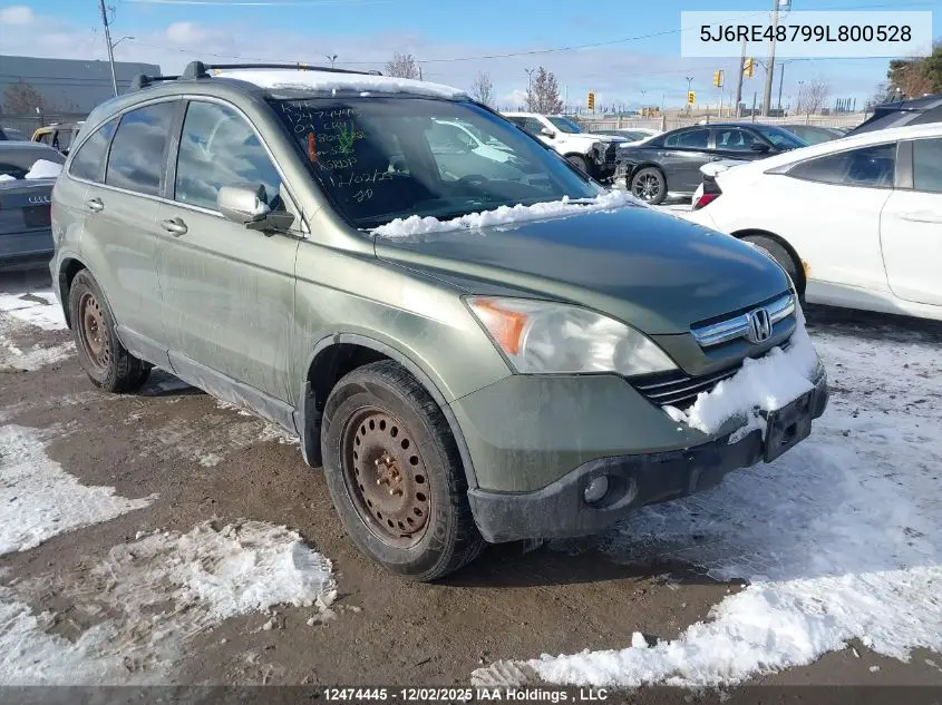 5J6RE48799L800528 2009 Honda Cr-V Ex-L