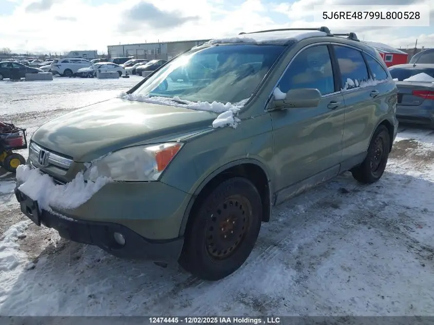 5J6RE48799L800528 2009 Honda Cr-V Ex-L